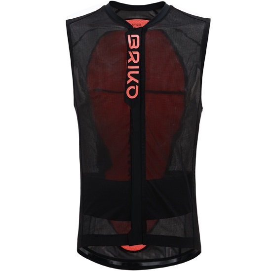 BRIKO ARMOR VEST-BLACK ORANGE FLUO-CHRÁNIČ