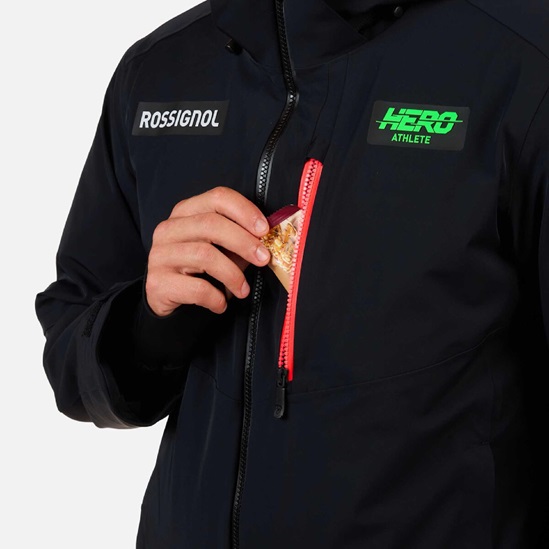 ROSSIGNOL HERO BLACKSIDE INSULATED JKT black